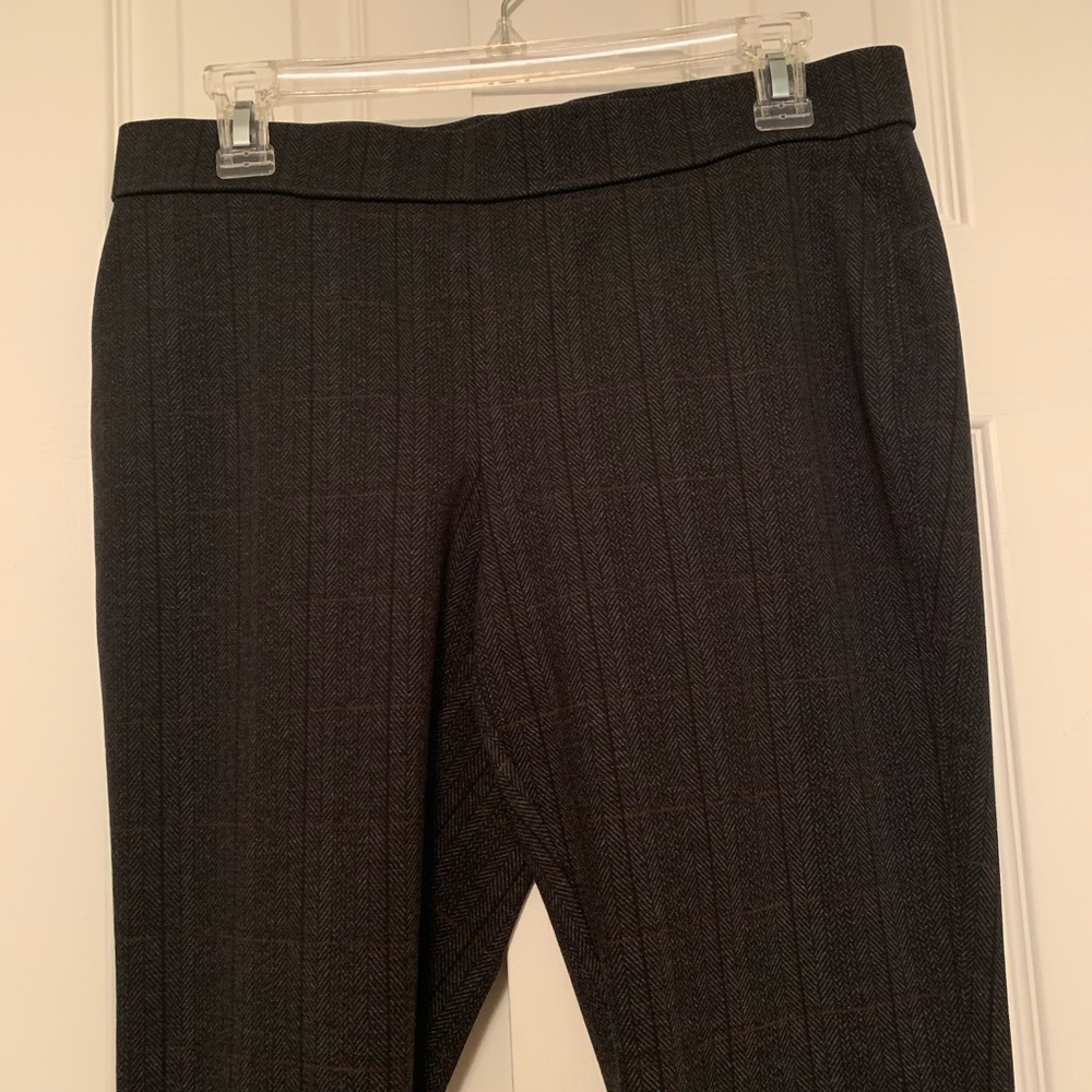 RAFAELLA Dark Gray Pull On Skinny Pants Size Medium